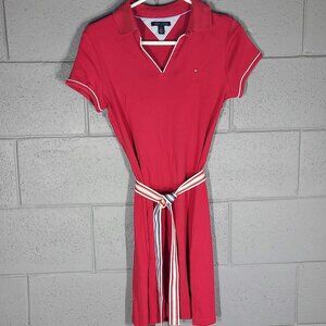 Tommy Hilfiger Red Polo Style Dress - Medium